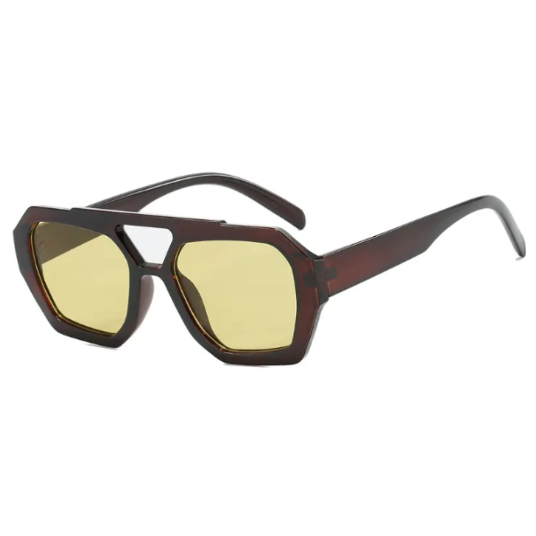 Clear Pink Lensed Retro Sunnies