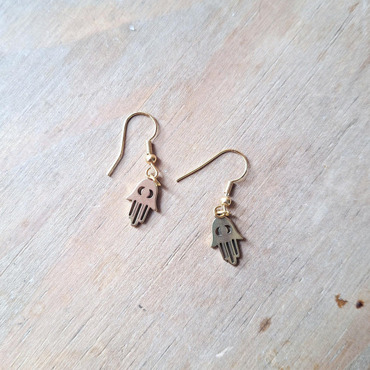Handmade Spirit Of Morocco Fatima Hand Earrings
