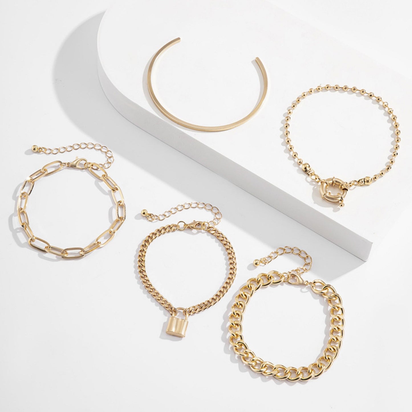 Boho Silver Plated Multi-Pack Bracelet Set