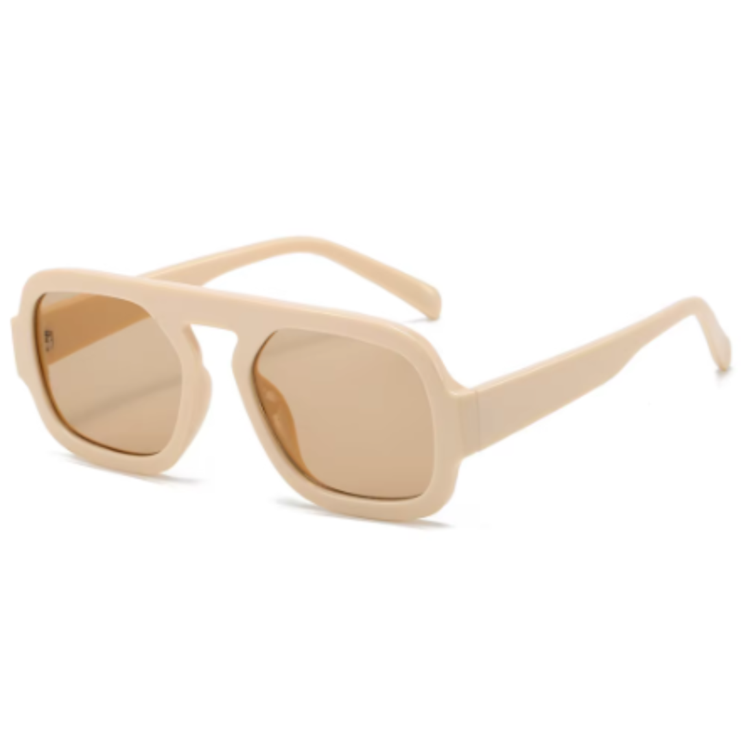 Nude Retro Sunnies on a white background.