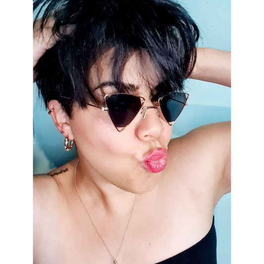 Rock Star Black Triangle Sunglasses